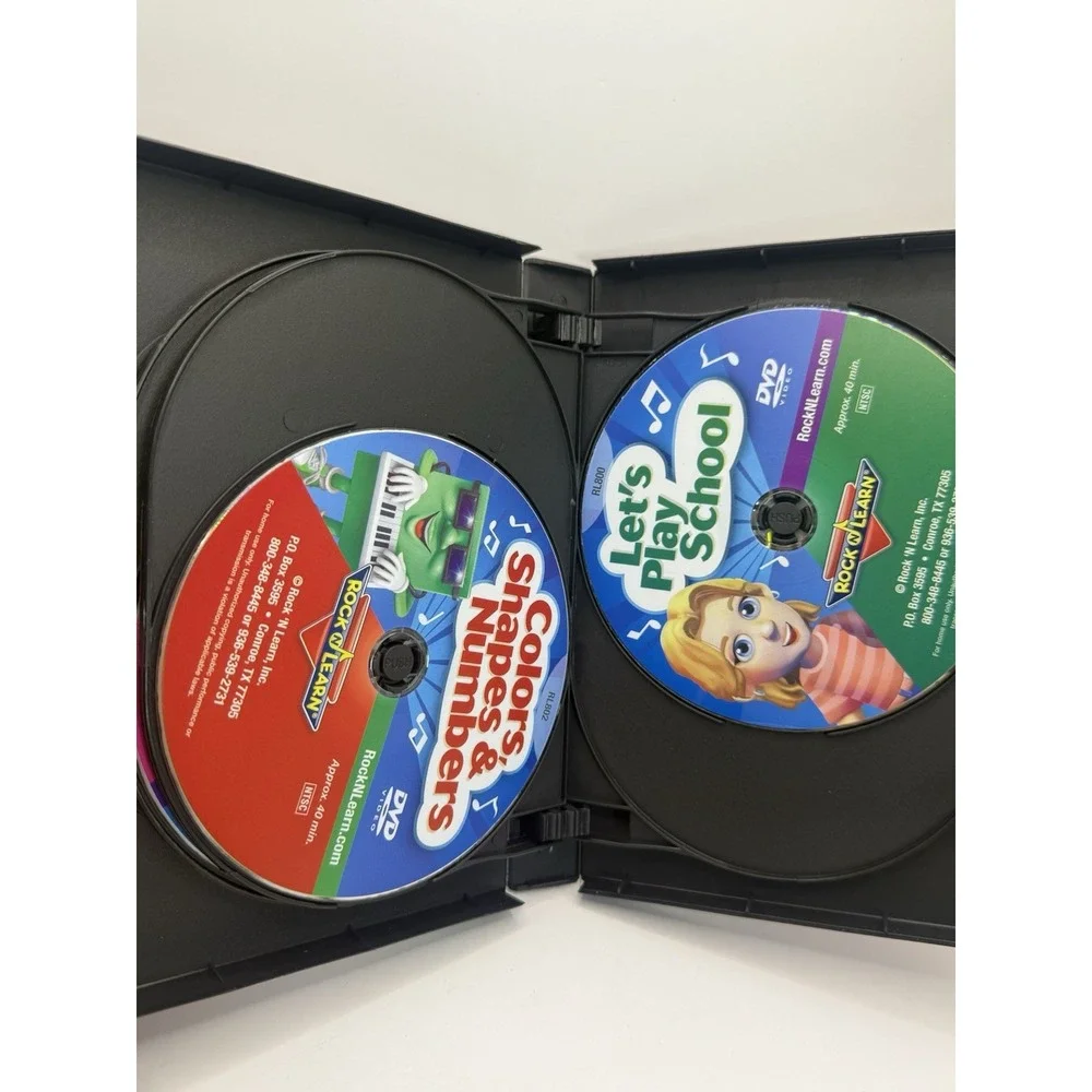 Rock 'N Learn Preschool Collection DVD Set – 8 Disc Educational Learning Bundle